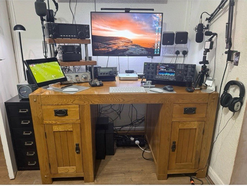 Solid oak furniture land desk - furniture,