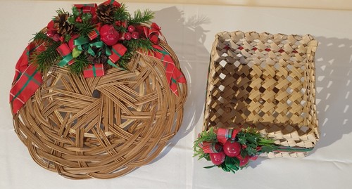 Christmas display baskets