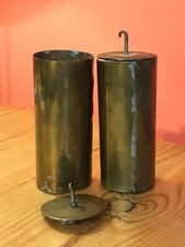2 x Vintage  Brass Cased