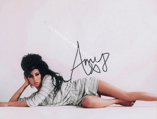 Amy winehouse signed - amy,