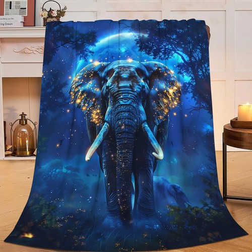 Elephant blanket forest animal - elephant,