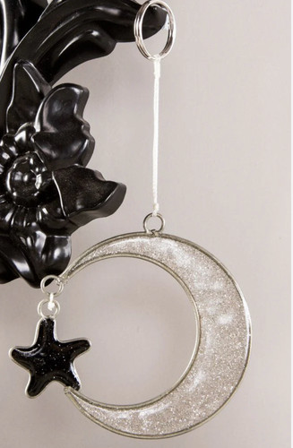Hanging halloween black cat - hanging,