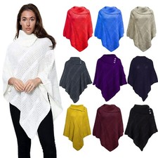 Womens Ladies Cable Knitted