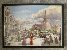 Falcon 1000 Jigsaw Puzzle, The Bullring Market, With Plastic Photo Frame 