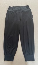 SWEATY BETTY YOGA PANTS GAIA ‘GARY VERSION’ SZ SMALL 10 23” LEG BLACK TROUSER