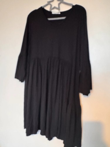 Masai black oversized ruffle