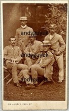 CDV INTERNATIONAL BOAT RACE 1869 HARVARD CREW USA PUTNEY ANTIQUE PHOTO ROWING