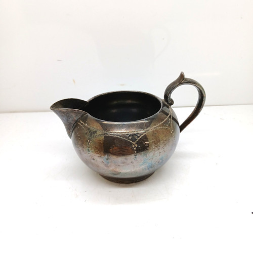 Vintage silver plated creamer - vintage,