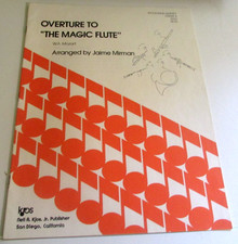 MOZART - OVERTURE TO THE MAGIC FLUTE (WOODWIND QUINTET Grade 4) - 1988   PB