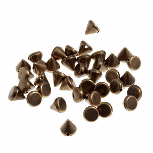 Trimits brass cone - cone, sew-on
