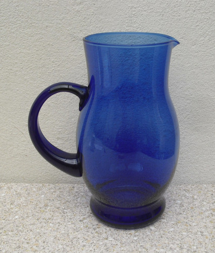 Bristol blue glass - ,