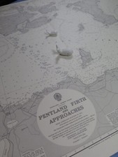 Vintage  Admiralty Chart