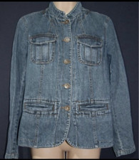 MARKS & SPENCER: DARK INDIGO BLUE DENIM JACKET