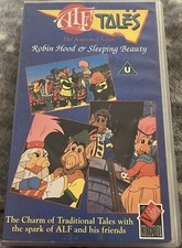 ALF TALES VIDEO VHS RARE CHILDRENS ANIMATED CARTOON ROBIN HOOD SLEEPING BEAUTY