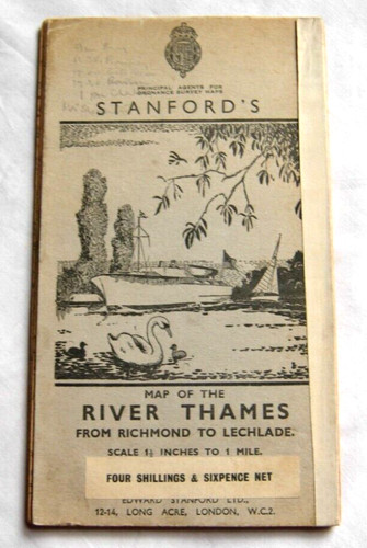 Stanford map the river - map,