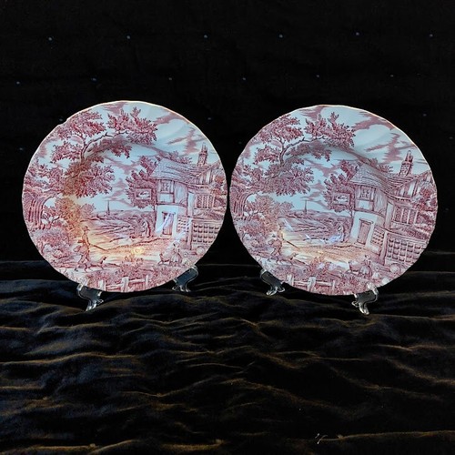 Vintage pair 22cm bowls - of,