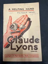 CLAUDE LYONS CATALOGUE OF HIGH