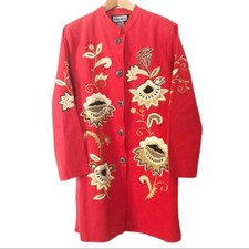 NWT Indigo Moon QVC Red Cotton