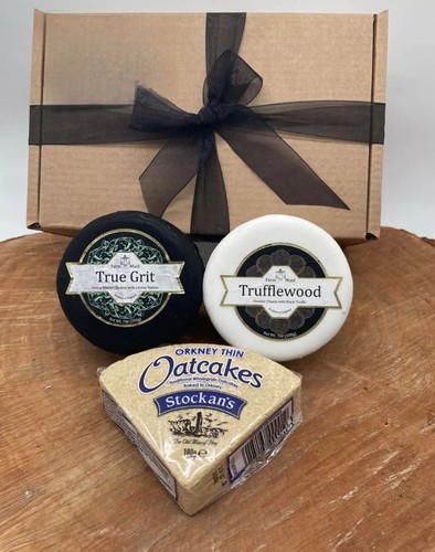 Cheese hamper waxed truckles - cheese,