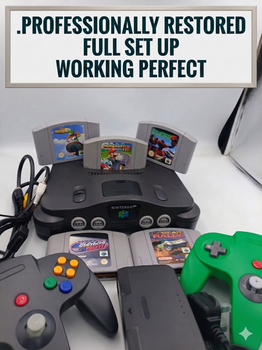 N64 nintendo console - n64, 64