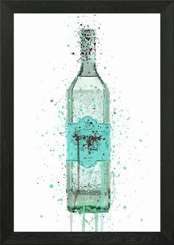 Gin duck egg - egg, framed