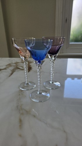 Vintage coloured liqueur - coloured,