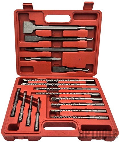 17pc drill bits - &, sds