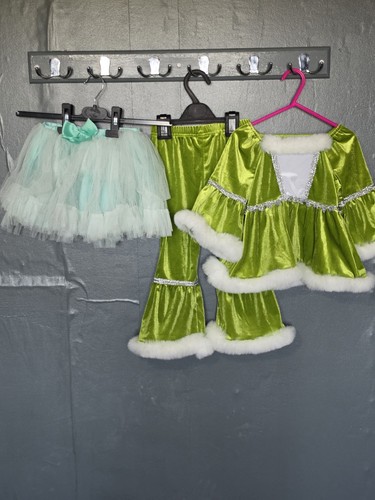 Girls grinch christmas costume - girls,