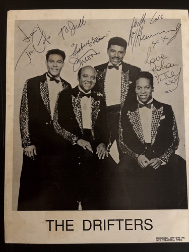 The drifters signed promo - the,