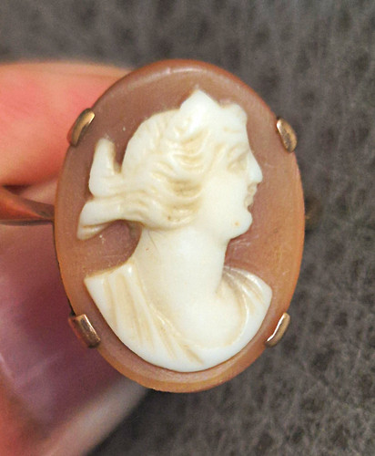 Vintage 9ct gold - 9ct, cameo