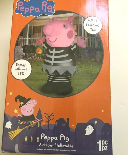 Peppa pig skeleton halloween - peppa,