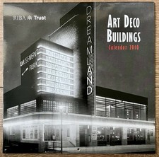 Art deco buildings calendar - buildings,