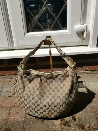 Gucci monogram canvas shoulder - monogram,