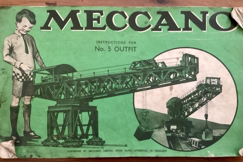 Vintage meccano instructions - meccano,