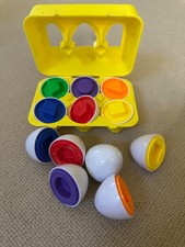 Asda 6 x eggs shapes /Sorting