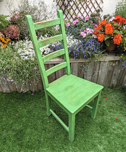 Rustic chair solid pine - chair,