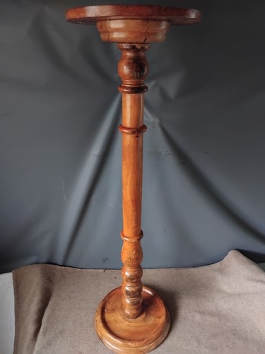 Vintage wooden pine turned - vintage,