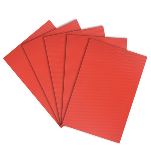 5pcs corrugated plastic sheets - corrugated,