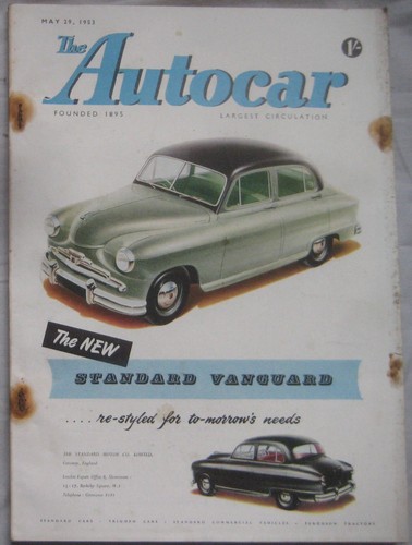 Autocar magazine may 1953 - may,