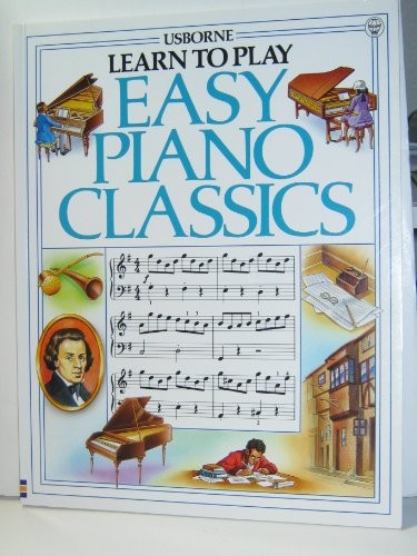 Easy piano classics usborne - piano,