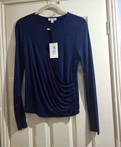 Jaeger wrap draped blouse - jaeger,