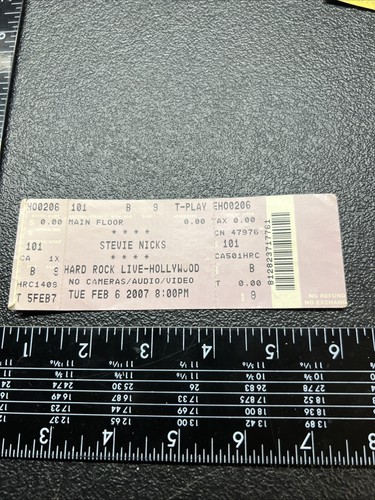 Concert ticket stub - concert,