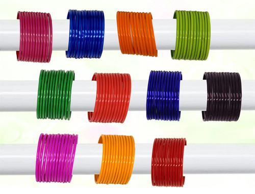 Indian glass bangles - indian, matt