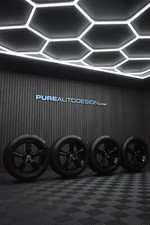 Four Genuine 20" Audi E Tron Alloy Wheels REFURBISHED VIPER BLACK With Tyres