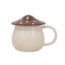 Stoneware Mug Mushroom Lid