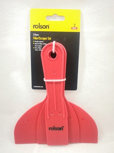 3pc plastic scraper set - 3pc,