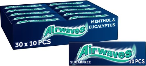 Airwaves chewing gum - menthol, &