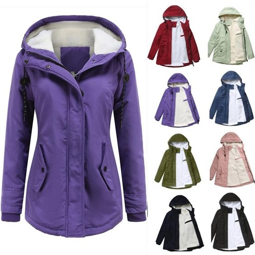 Women fleece parka hooded - women's,