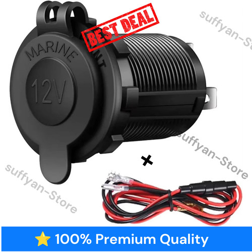 Waterproof 12v car - waterproof, cigarette