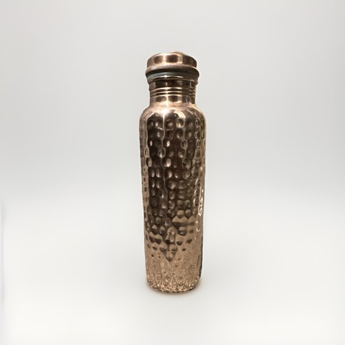 Copper metal water bottle - metal,